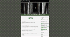 Desktop Screenshot of lyrical.7and1.net